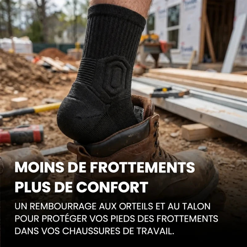 Chaussettes de travail Cosylio — protection des zones de frottement