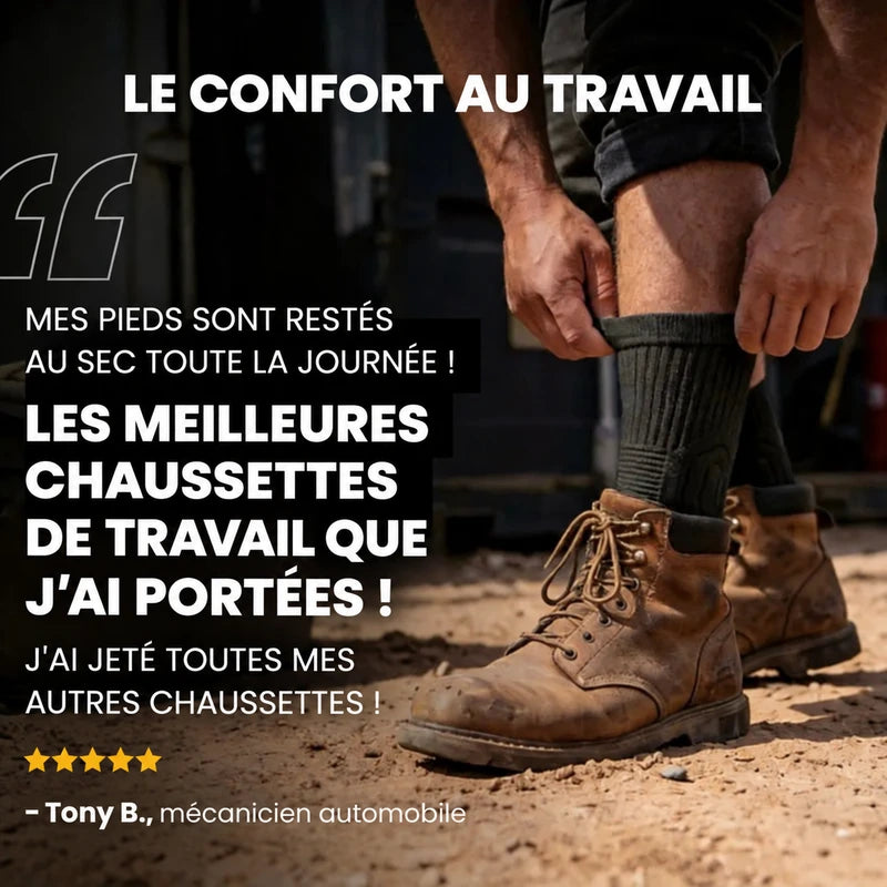 Chaussettes de travail Cosylio — témoignage