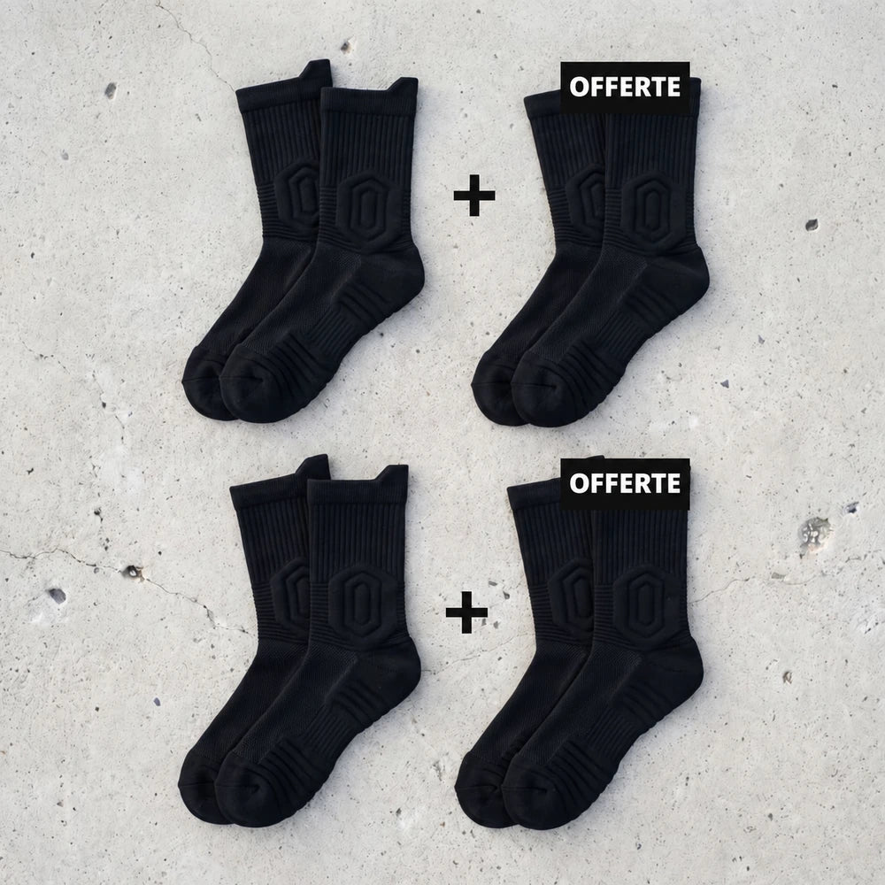 Deux paires achetées et deux offertes