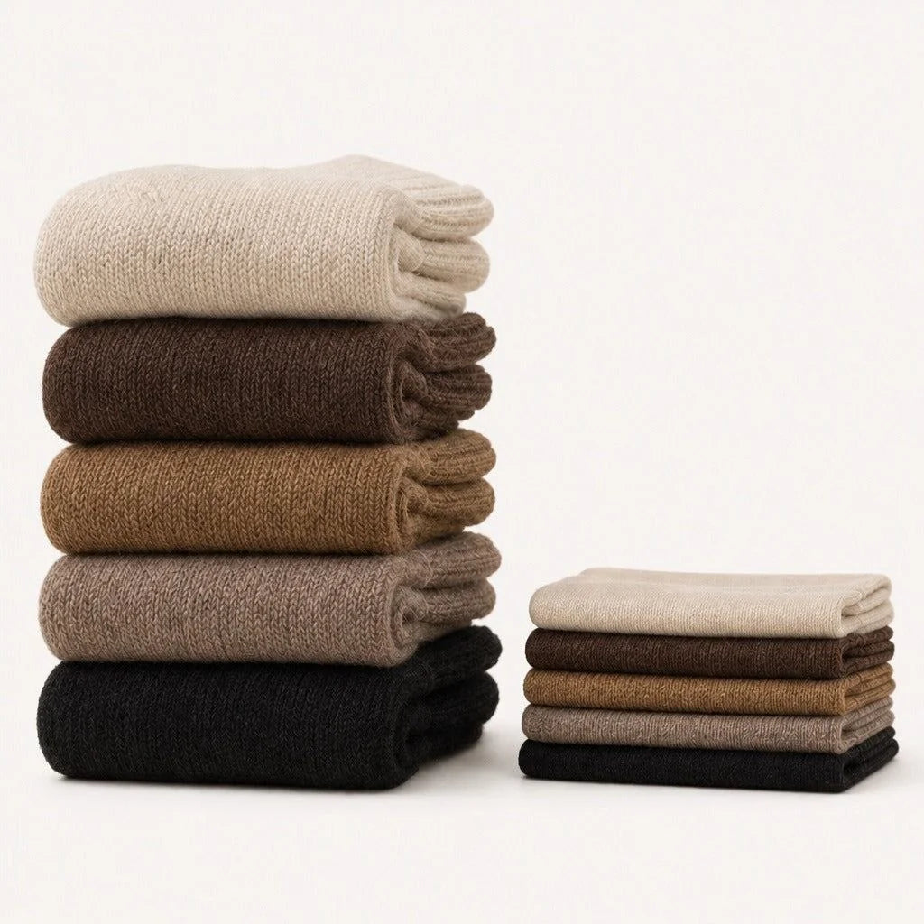 Comparaison des chaussettes épaisses et classiques
