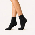 Chaussettes Sweater noires portées
