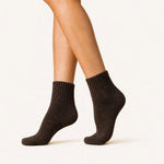 Chaussettes Sweater espresso portées