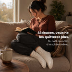 Des chaussettes douces pour les moments de détente
